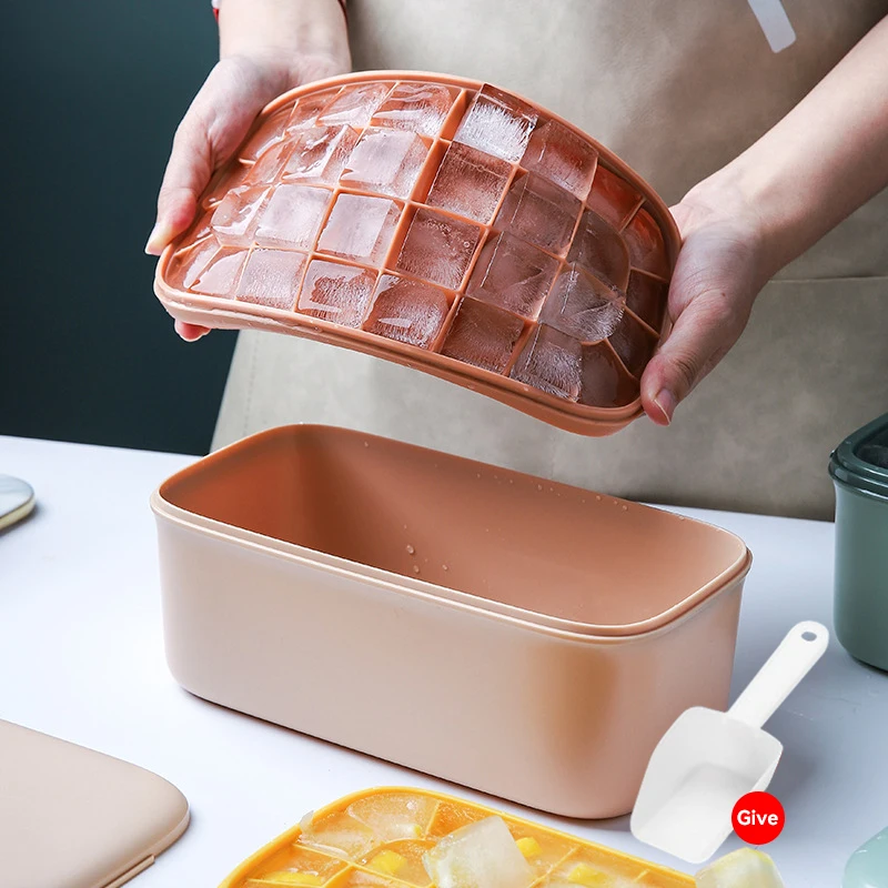 Силиконовый контейнер для хранения льда с крышкой |