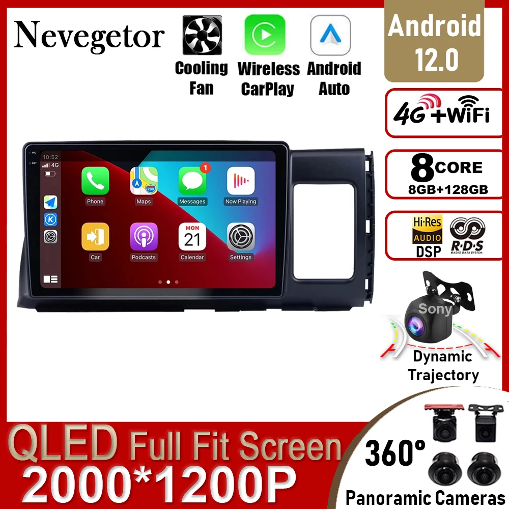 

Android For Toyota Wish XE10 2003 - 2009 2 Din 4G Carplay Car FM Radio Stereo WIFI GPS Navigation Multimedia Player Head Unit