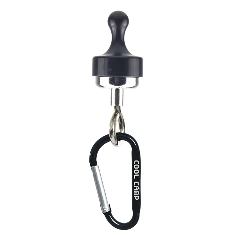 

Heavy Duty Hanging Magnetic Hook Magnet Snap Carabiner Hook Magnetic Hook Neodymium Magnet with Carabiner for Outdoors