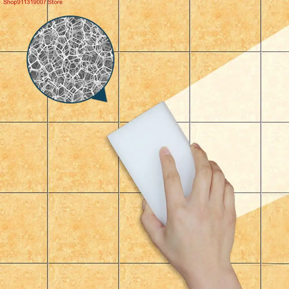 

1pcs New White Magic Sponge Brush Kitchen Washing Cleaning Kitchen Cleaner Tool