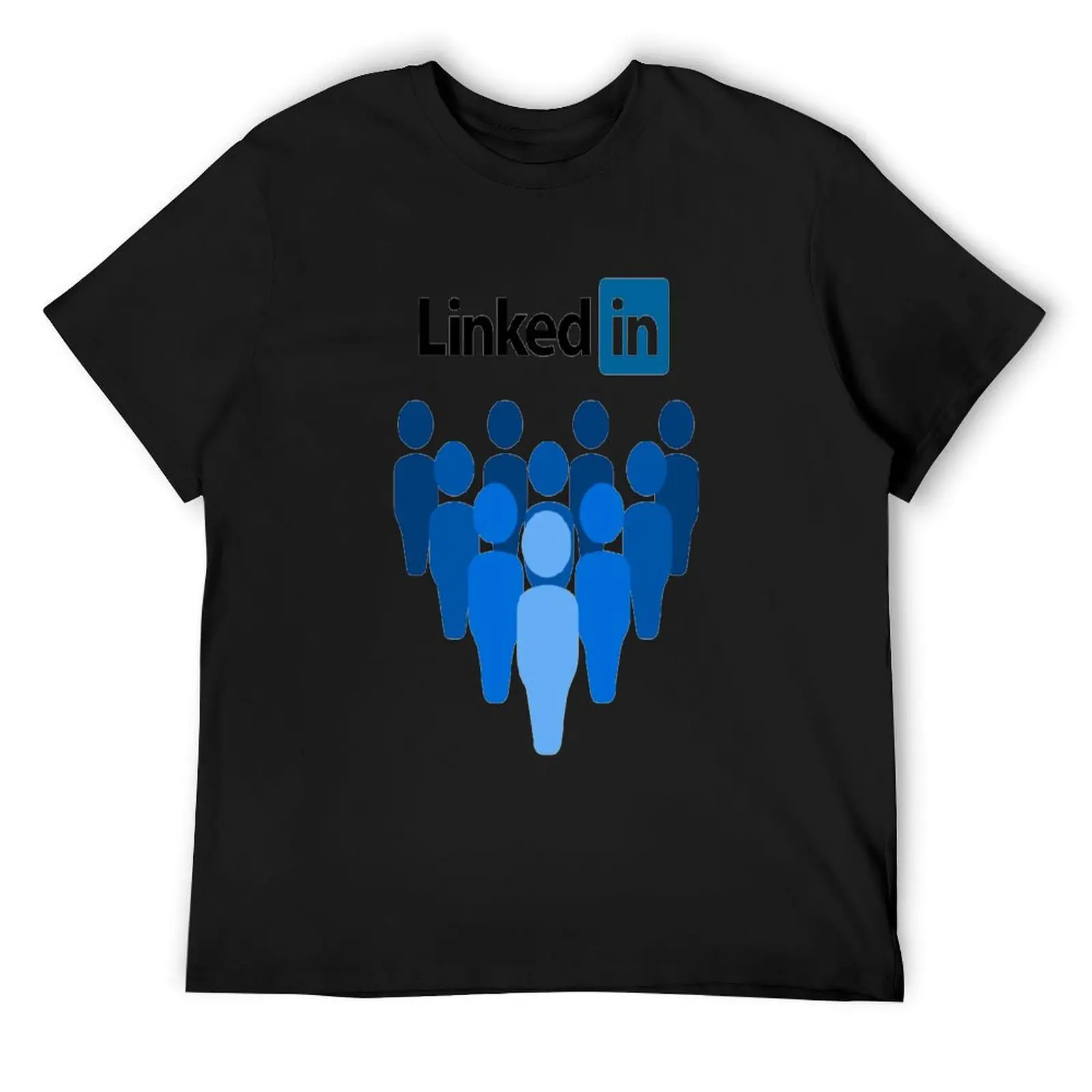 Linkedin 1 футболка на заказ с аниме винтажная одежда для мужчин