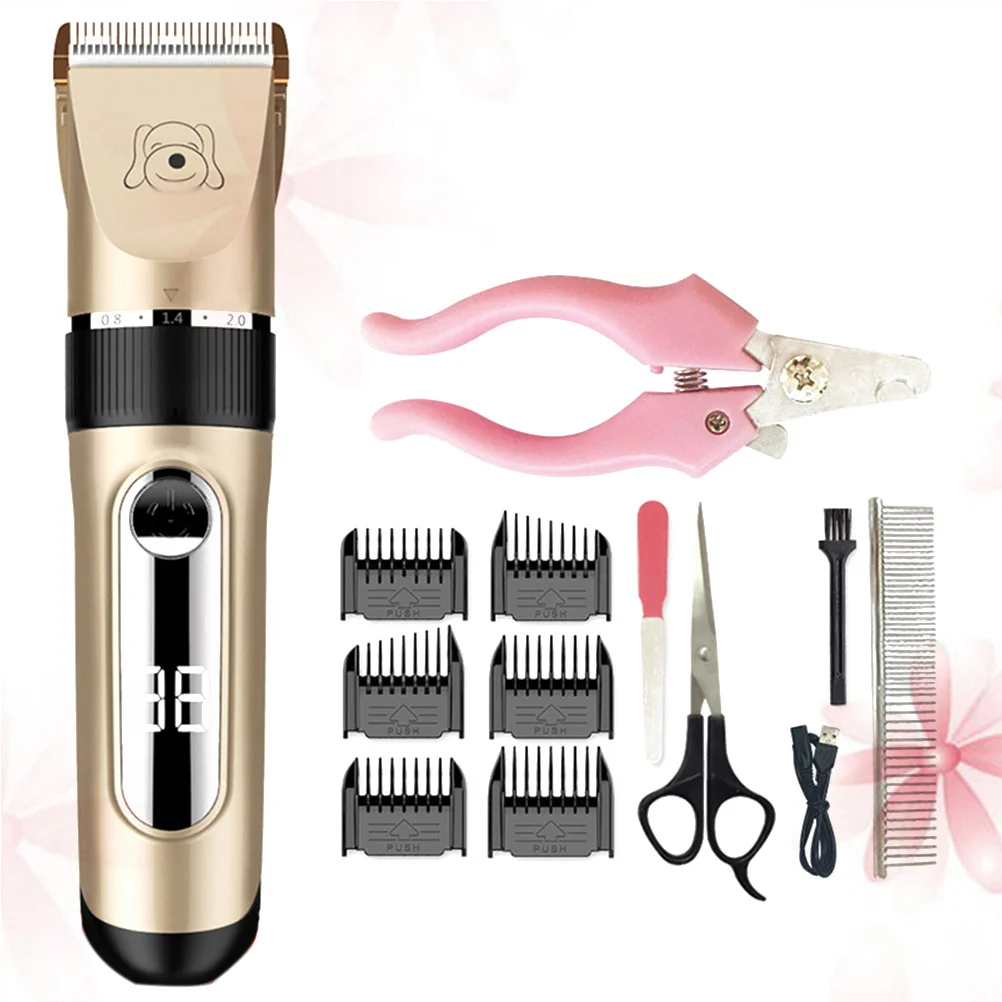 

Hair Trimmer Grooming, Safe Electrical USB Rechargeable without Lubricating Oil for Pets Cats Home Dogs