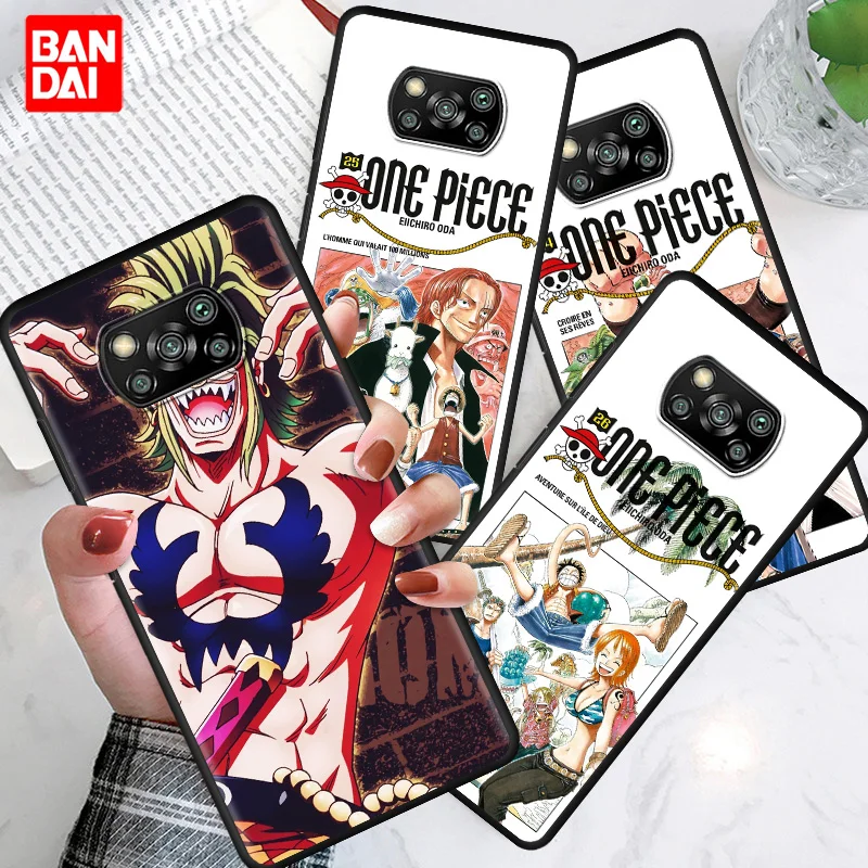 

One Piece Luff Anime Case for Xiaomi Poco X3 NFC F3 M3 11t 11 Lite Ultra Redmi Note 10s 10t Pro 5G Back Tpu Cover Soft Silicone