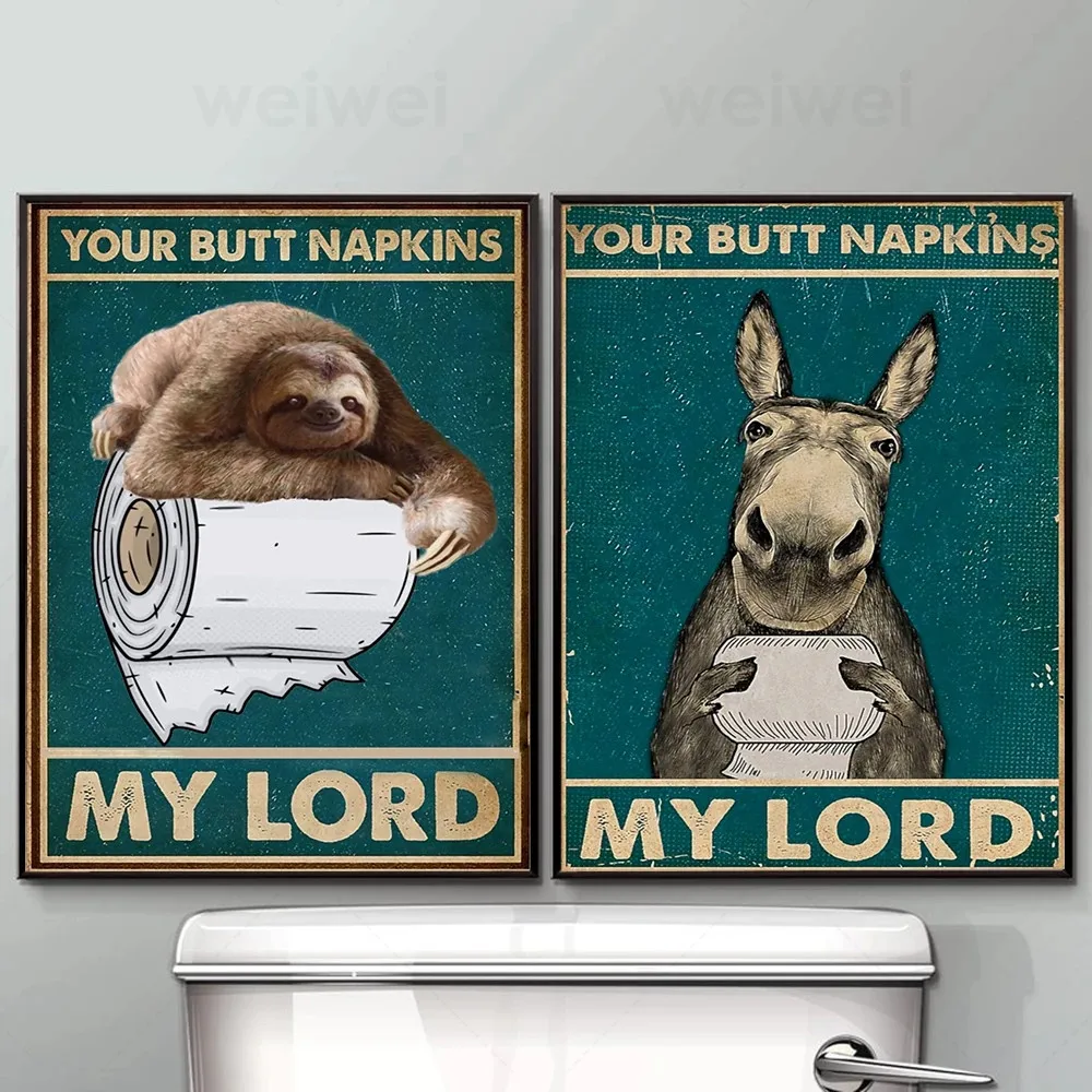 Металлическая черная кошка винтажный постер ваши ягодицы салфетки мой Властелин