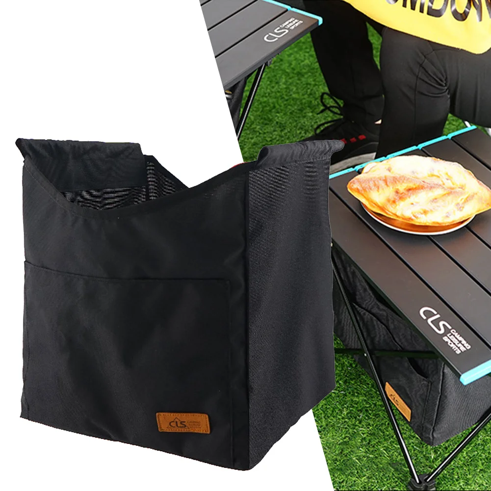 

Folding Table Outdoor Camping Cloth Kitchen Storage Net Bag Mesh Waterproof Basket Home Picnic Table Storage Hanging Bag