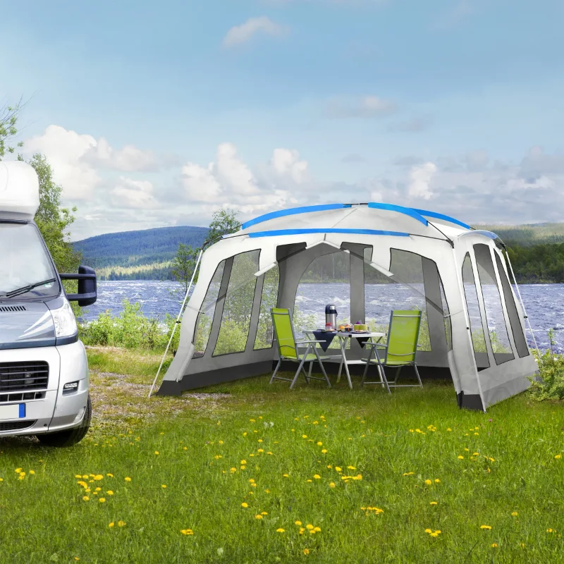 Tent – Pop-up Shelter With Mosquito And Uv Protection For Camping Or Backyard – 14 X 12 Screen