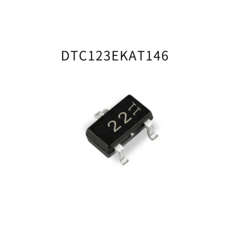 

1PCS DTC123EKAT146 digital transistor built-in resistance