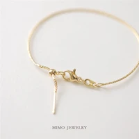 mimo jewelry color copper plated gold adjustable thread beads universal batch chain fine bracelet diy accessories