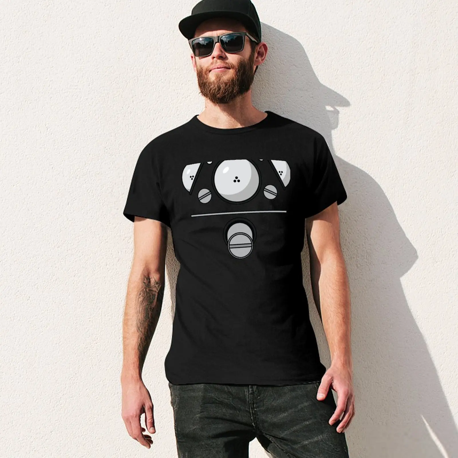 Футболка TACHIKOMA милая одежда футболки с аниме футболка большого размера для