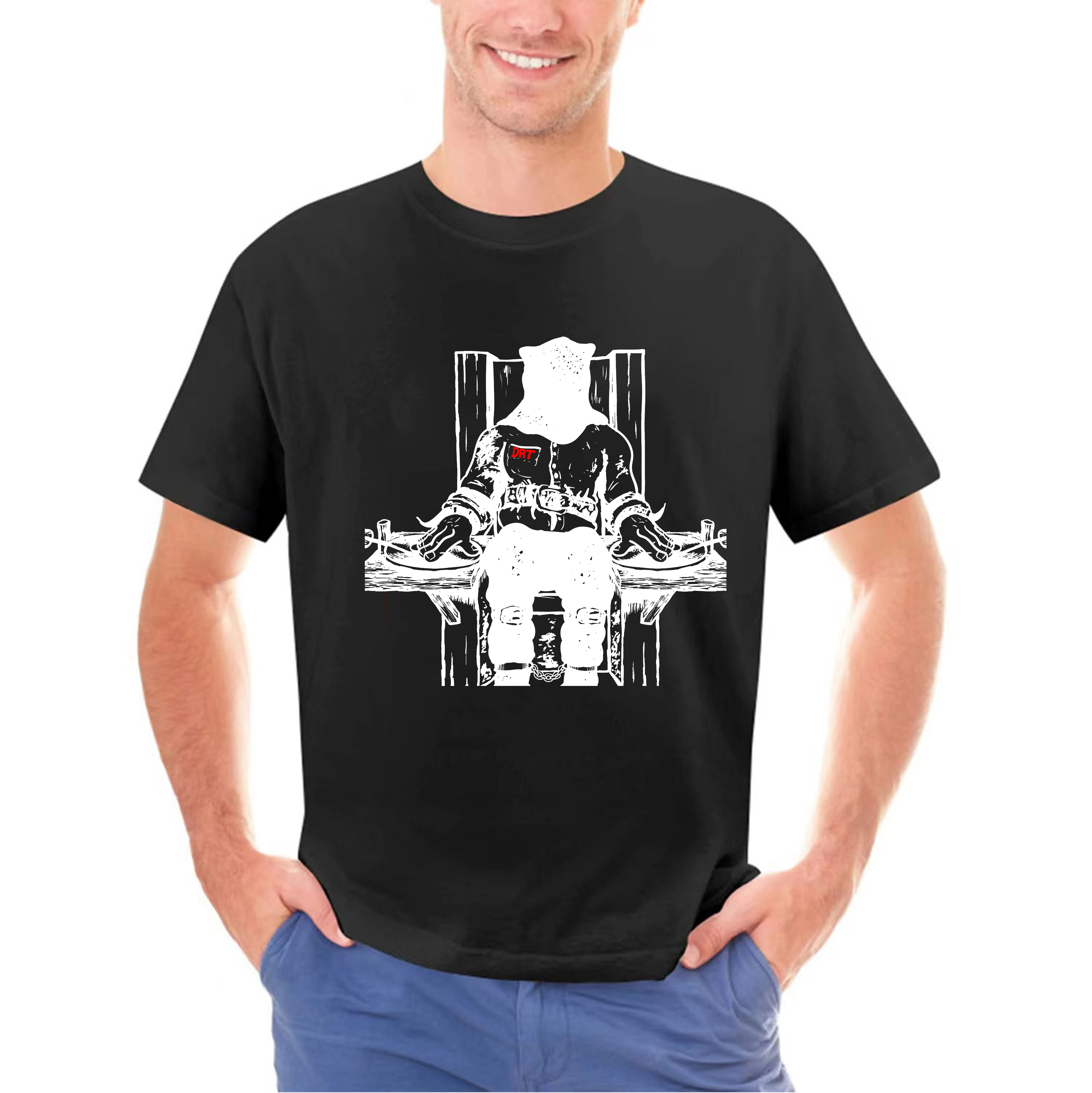 Мужская футболка DRT Death Row черная от S до 3XL