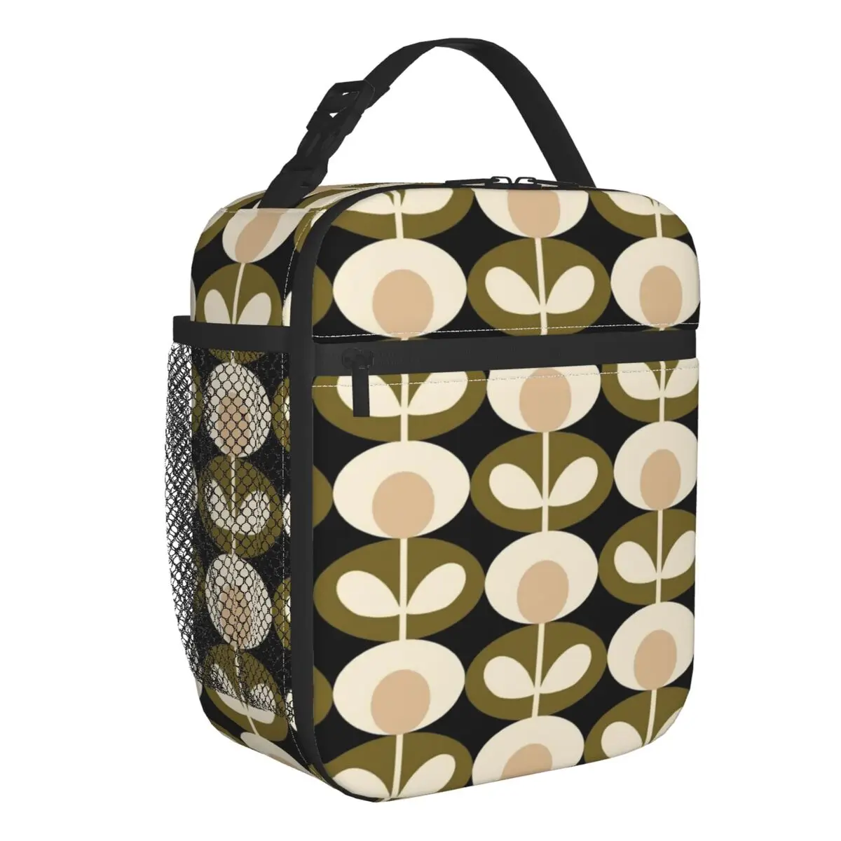 

Термоизолированная ланч-сумка Orla Kiely с цветочным рисунком, Портативный Ланч-контейнер в скандинавском стиле, многофункциональный пищевой контейнер для кемпинга и путешествий