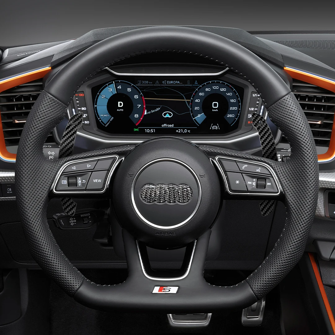 Совместим с Audi A Series: 1 2 3 4 5 8 серии: искусственная кожа весло рулевого колеса