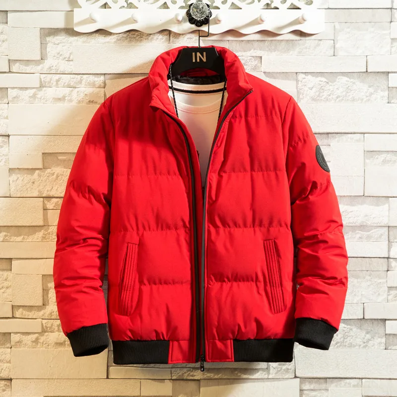 TFS Thick Casual Winter Waterproof Warm Jacket Men Fashion Oversize Coats Women Men Cotton Parkas Fall Daily Puffer Jacket 2022