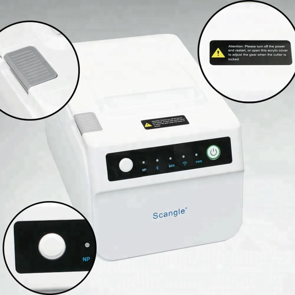 Scangle дешевый 80 мм Беспроводной Wi-Fi POS термопринтер для ресторана супермаркета |