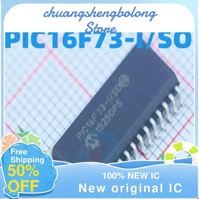 10 шт. PIC16F73-I/SO PIC16F73 SOP28 встроенный микроконтроллер новая оригинальная микросхема
