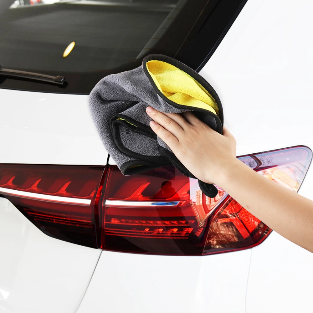 Впитывающие автомобильные чистящие полотенца из микрофибры двустороннее
