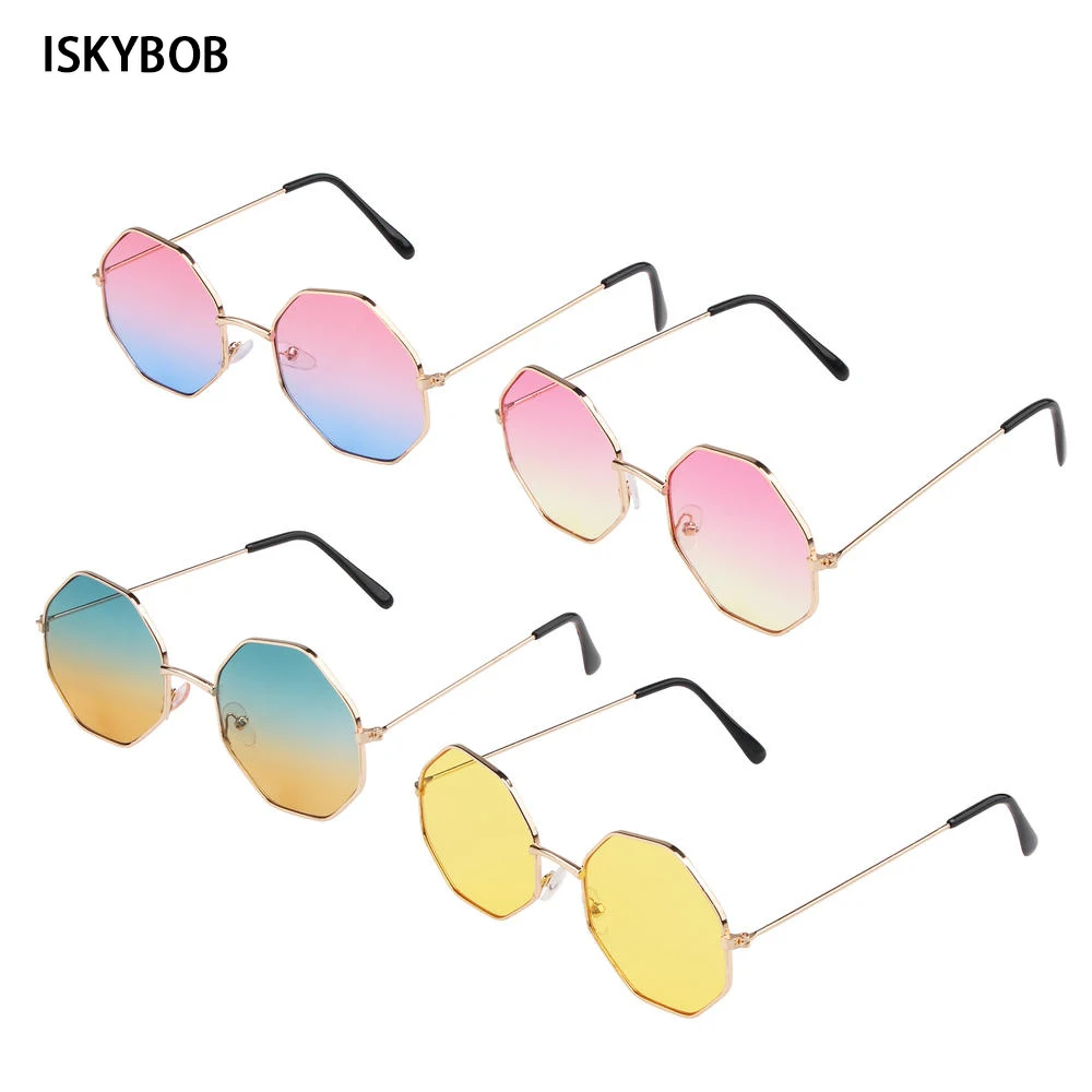 

Retro Big Square Sunglasses Women Vintage Brand Shades Progressive Metal Color Sun Glasses For Female Fashion Designer