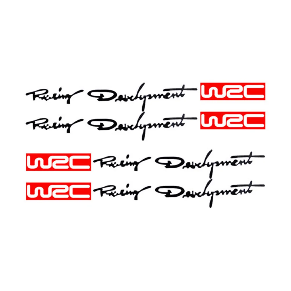 

4 шт., автомобильная наклейка на дверную ручку WRC, наклейка на чашу, WRC Rally Racing Stripe, автомобильные наклейки, виниловые наклейки, тюнинг, авто, внешний аксессуар, декор