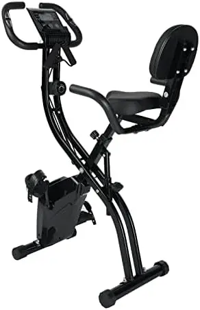 

Exercise Bike Adjustable Height Comforable Seat with Pulse Sensor/LCD Monitor, Perfect for Home Use Road bike stand Mountain bi