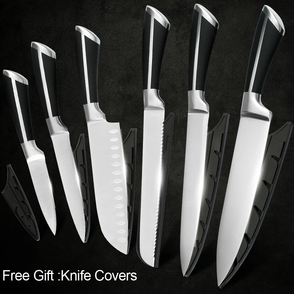 

Набор кухонных ножей из нержавеющей стали, 6 шт.