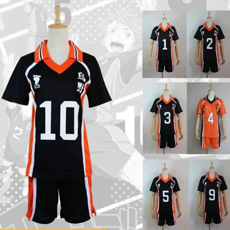 Haikyu! Haikyuu Cosplay Костюм Karasuno Koukou старшая школа волейбол клуб Hinata Shoyo Kageyama Tobio