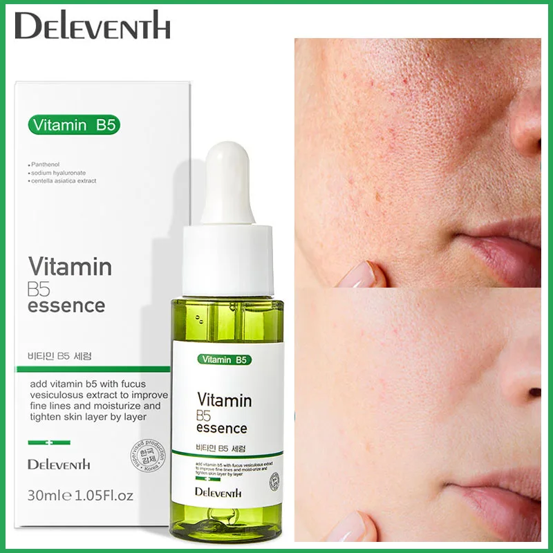 

Vitamin B5 Deep Moisturizing Essence Improve Dullness Repair Shrink Pores Acne Treatment Firming Anti Wrinkle Whiten Skin Care