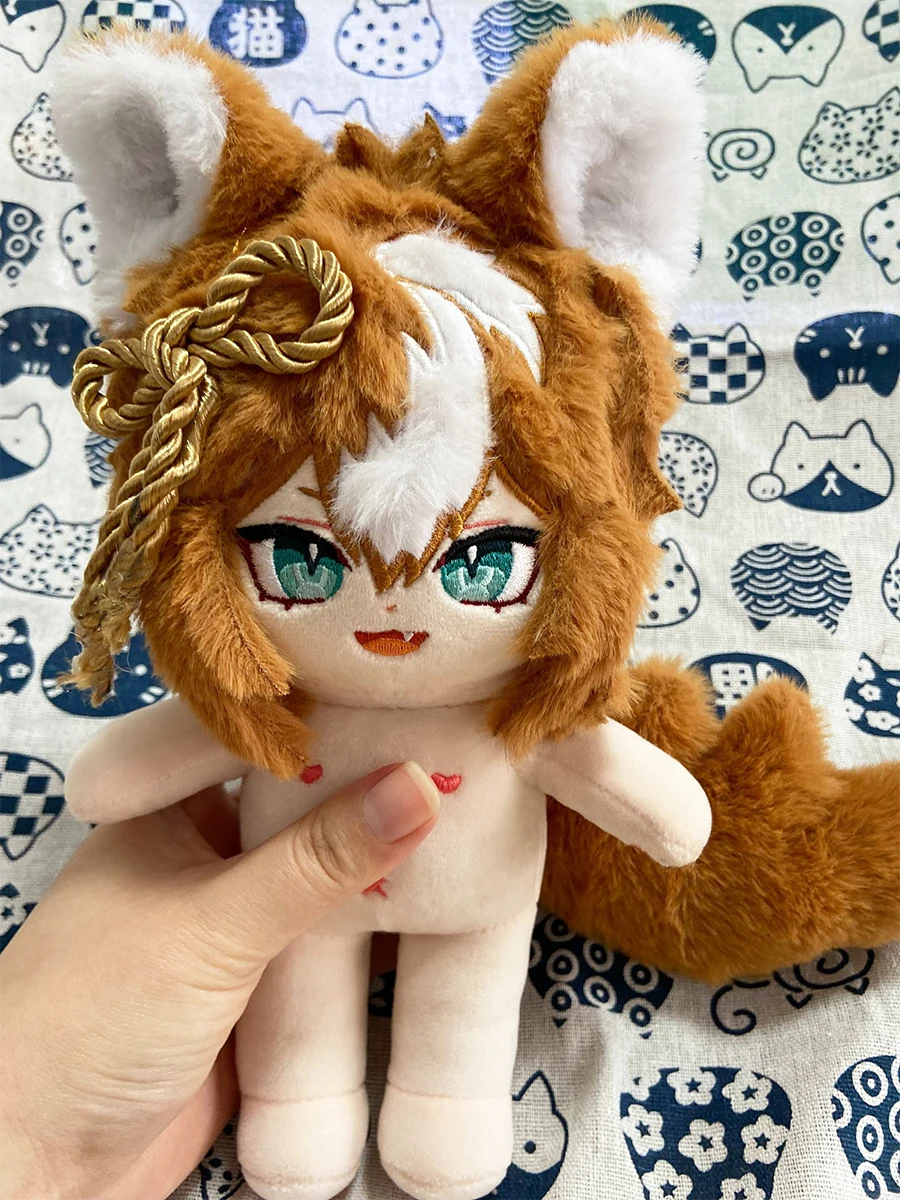 

Genshin Impact Beelzebul Lisa Minci Gorou 20cm Plush Dolls With Clothes Soft Cute Doll Toys Cosplay Game Accessories Gift