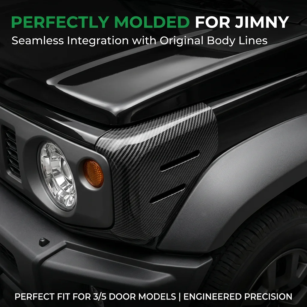 Фото Для Suzuki Jimny JB74: Накладка на угол боковой двери (крышки багажника) JB64 2019-2025 №2