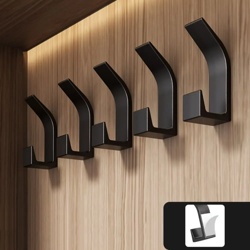 Настенные крючки 5 шт. двойной держатель для ключей без сверления цвет