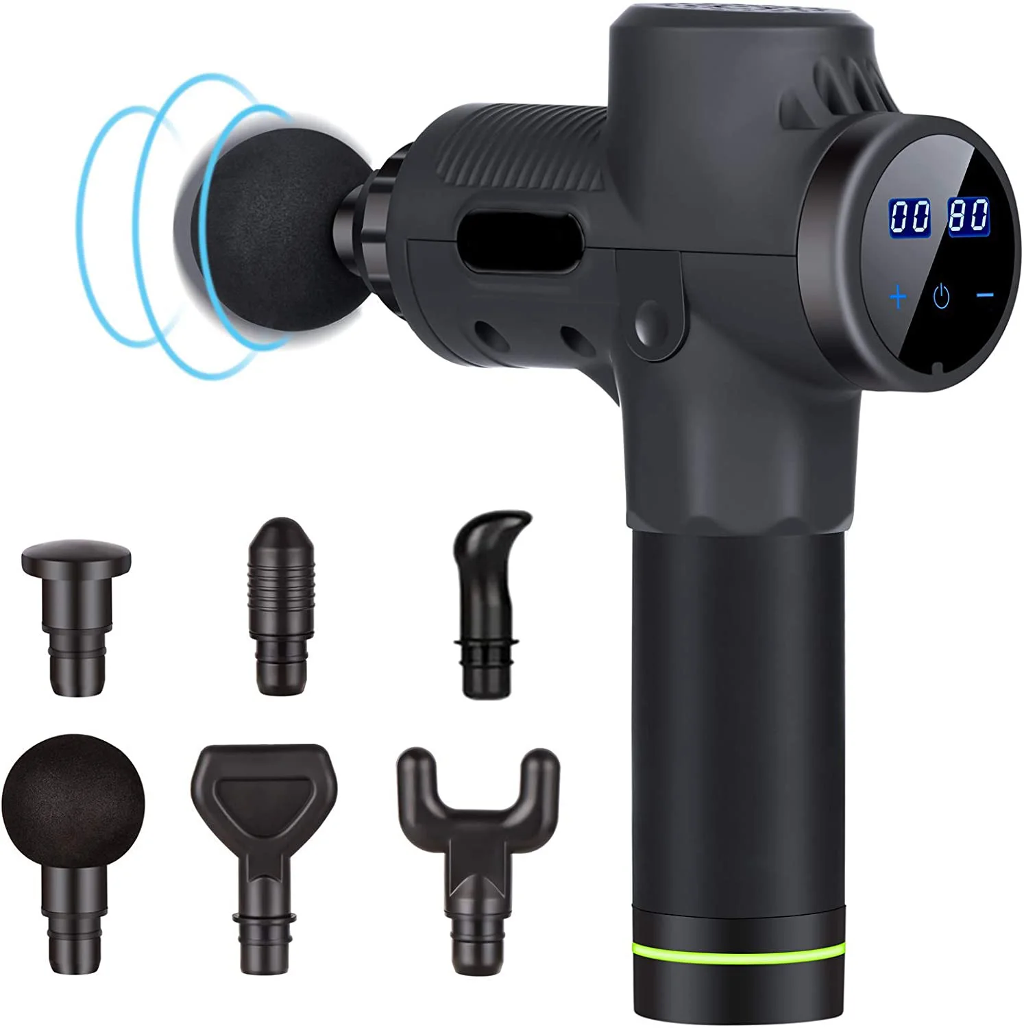 

2022 Hot 30 Gears Massage Gun High Frequency Deep Muscle Massager Exercising Relaxation Slimming Shaping Pain Relief Fascial Gun