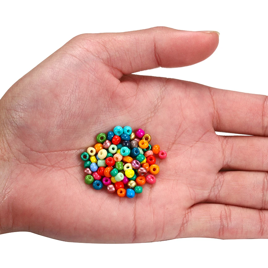 150-1000 шт./лот 3 4 мм Асимметричные бусины из чешского стекла бусины-разделители для