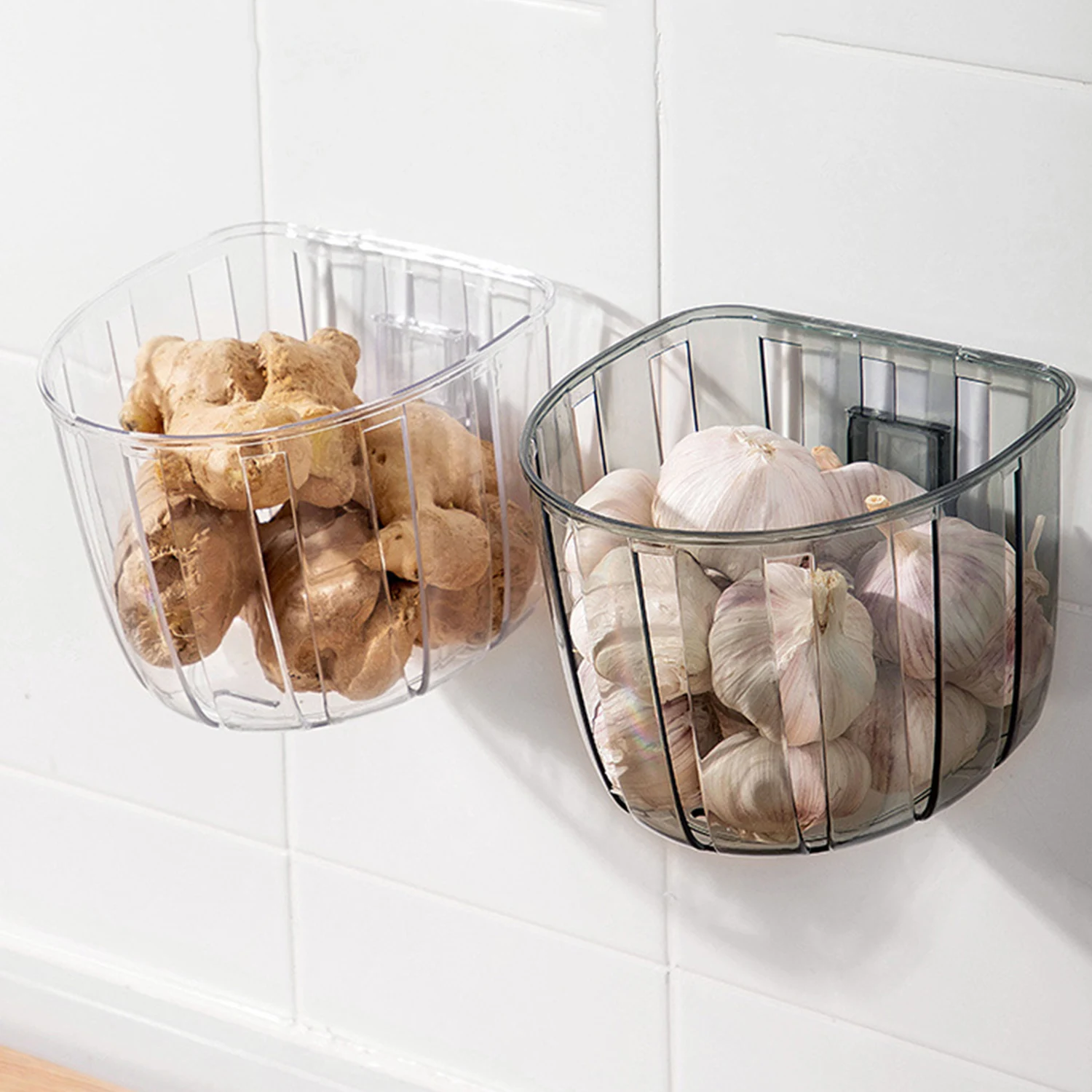 

Wall Hanging Vegetable Basket Storage Basket Scallion Ginger And Garlic Storage Basket Kitchen Wall Hanging Storage Basket