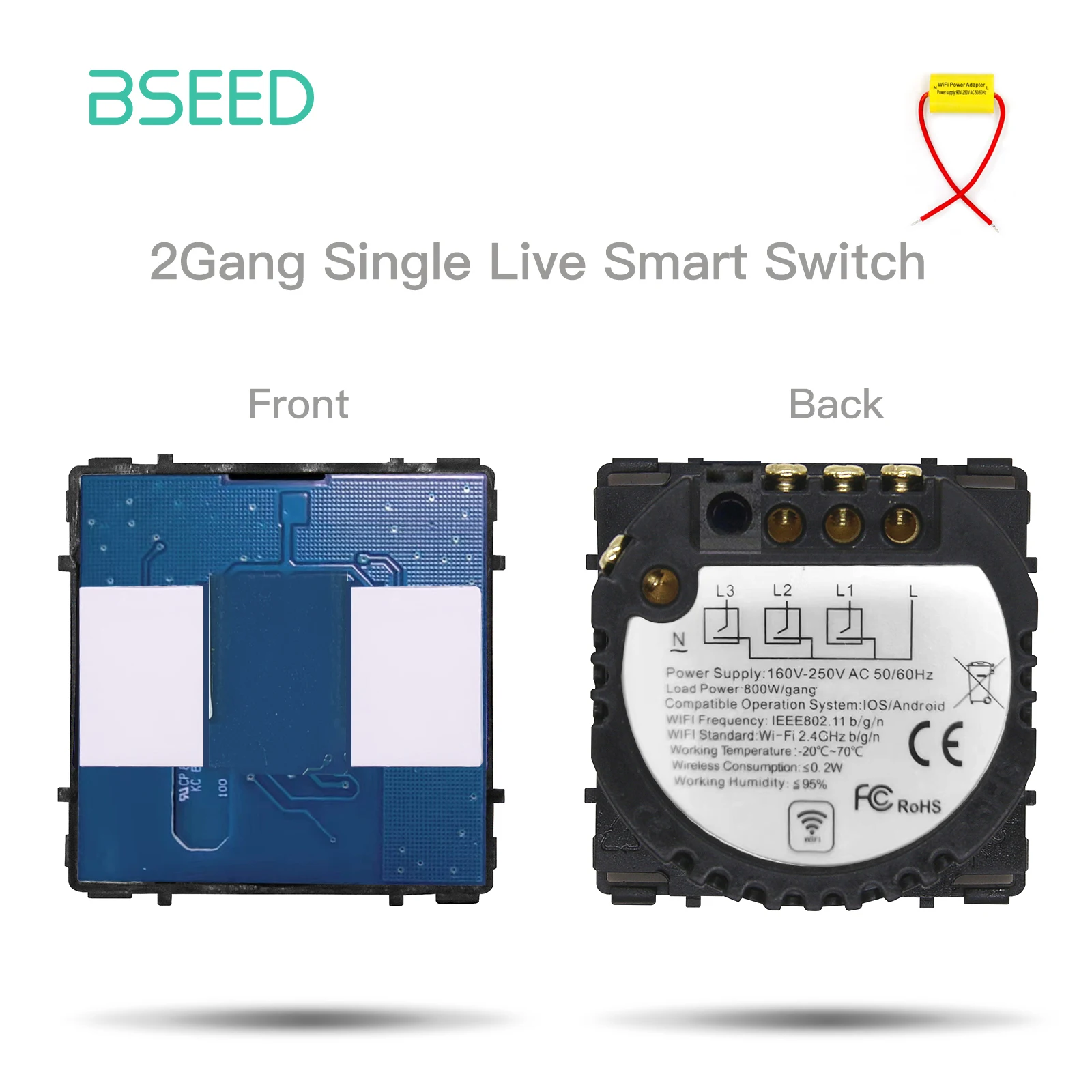 

Сенсорный выключатель BSEED Wi-Fi