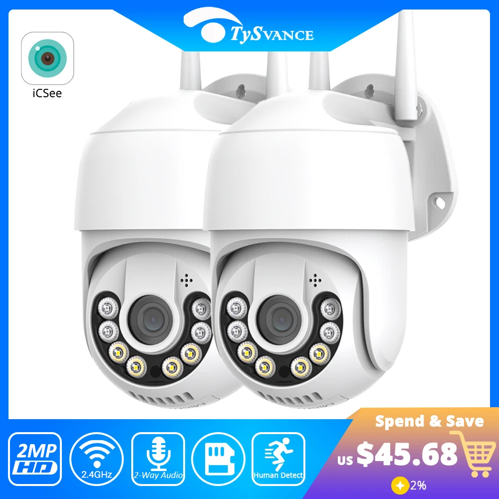 

IP-камера видеонаблюдения TySvance, 2 МП, Wi-Fi, 1080P