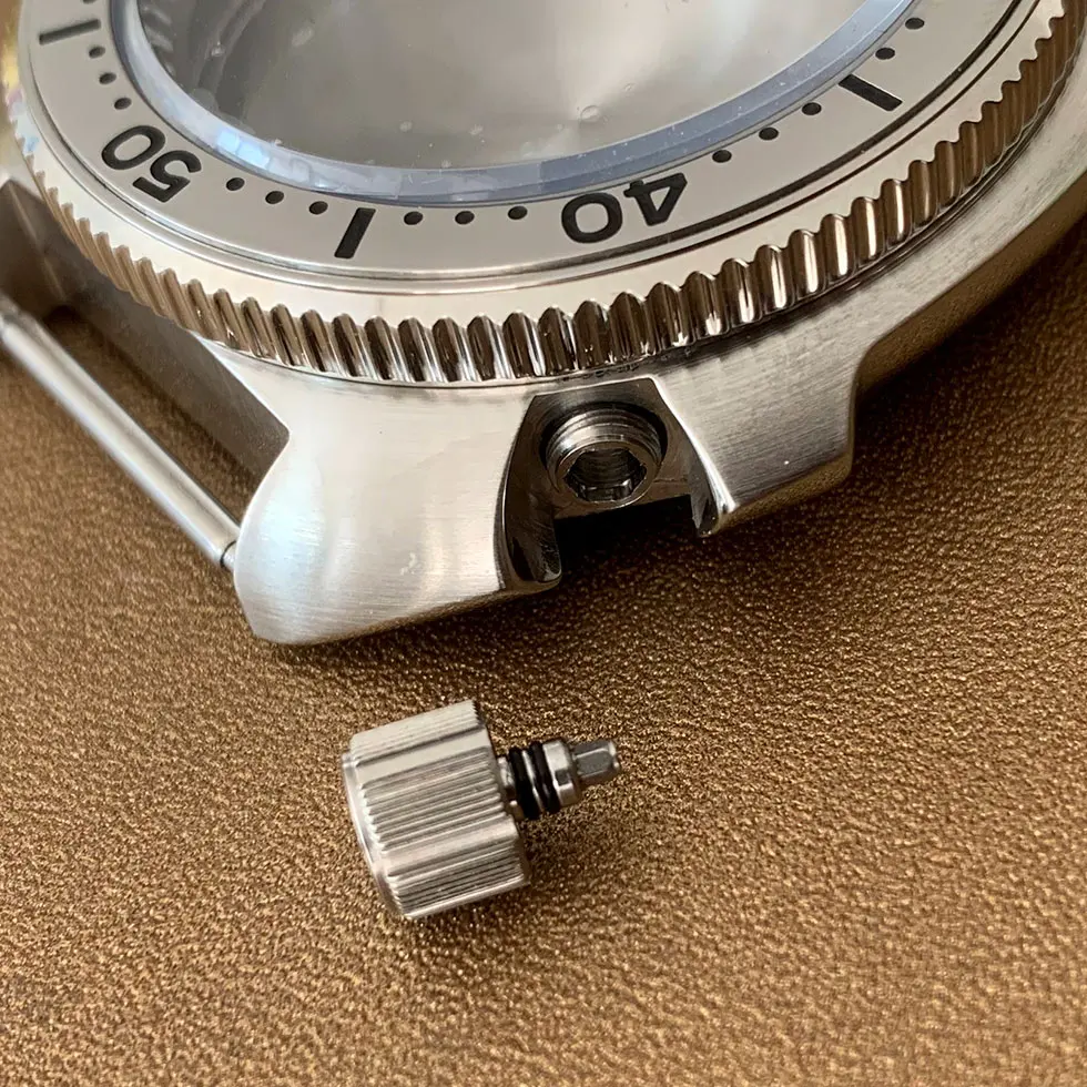 41mm Modification Watch Case Stainless Steel Abalone Ceramic Ring Watch Case Fit NH35 NH36 Automatic Movement