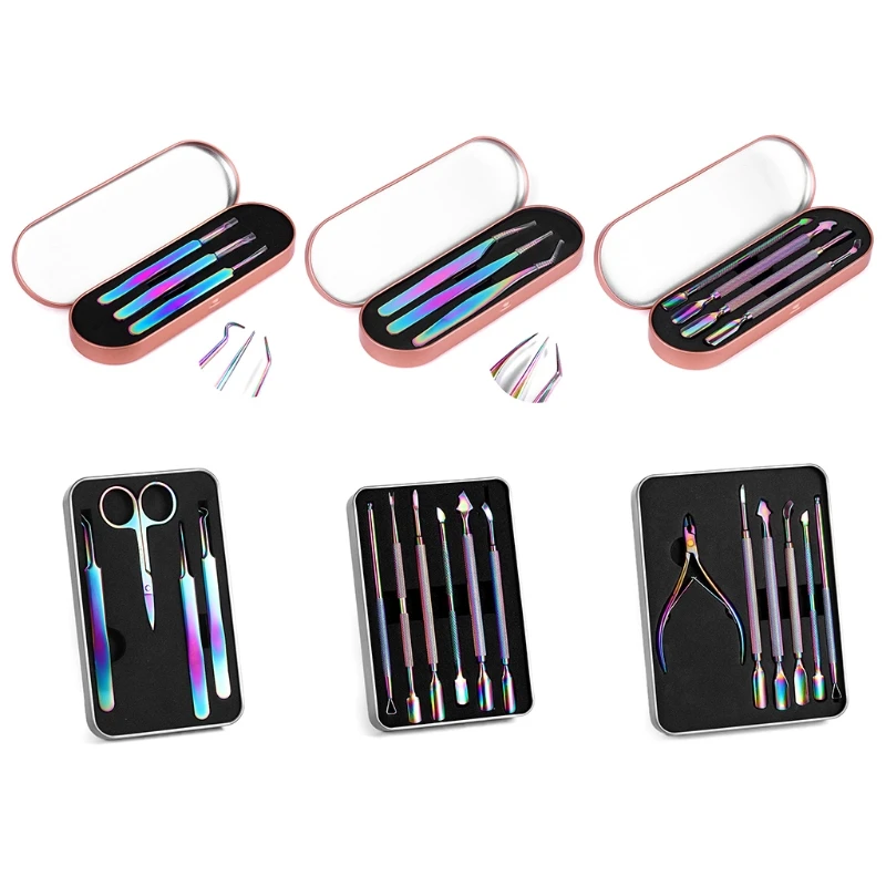 

1Set Cuticle Trimmer Pusher Peeler Gel Nail Polish Gel Remover Nail Art Kit