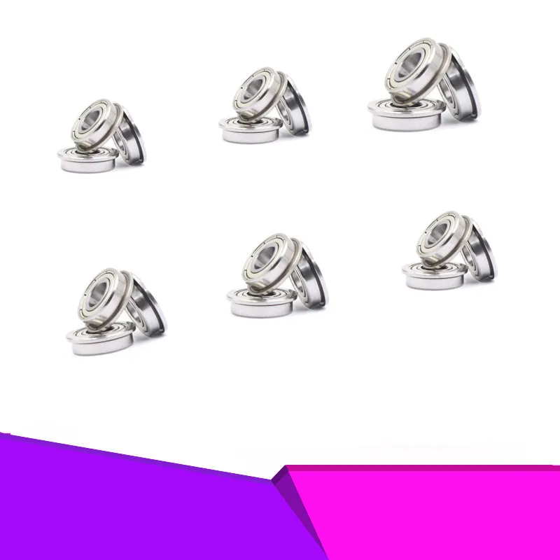 10 шт Открытый фланцевый подшипник F686 LF1360 F686K 6*13*3 5 F689ZZ F689-RS F628 / 9ZZ 9*17*5 FR8ZZ FR8-2RS 12 7*28