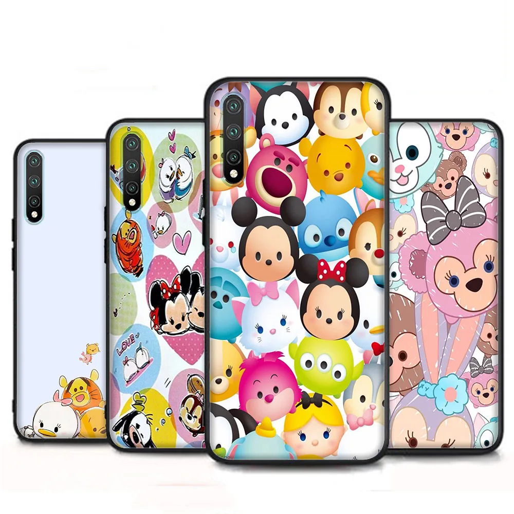 Tsum Cover for Huawei Y5P Y6 Y6S Y6P Y7 Y7A Y8P Y8S Y9 Y9A Y9S Prime Black Phone Case