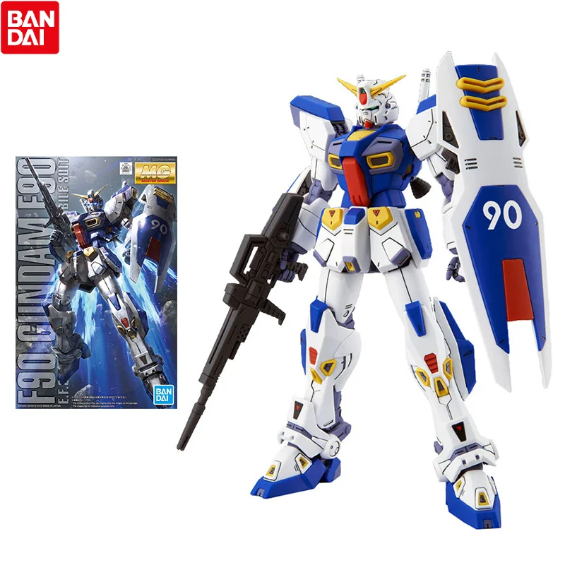 

Bandai Gundam Model Kit Anime Figure PB MG 1/100 F90 Gundam AtoZ PRO JECT Genuine Gunpla Action Toy Figure Toys for Children