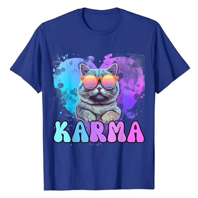 Футболка с надписью Karma Cat Lover Это мой парень