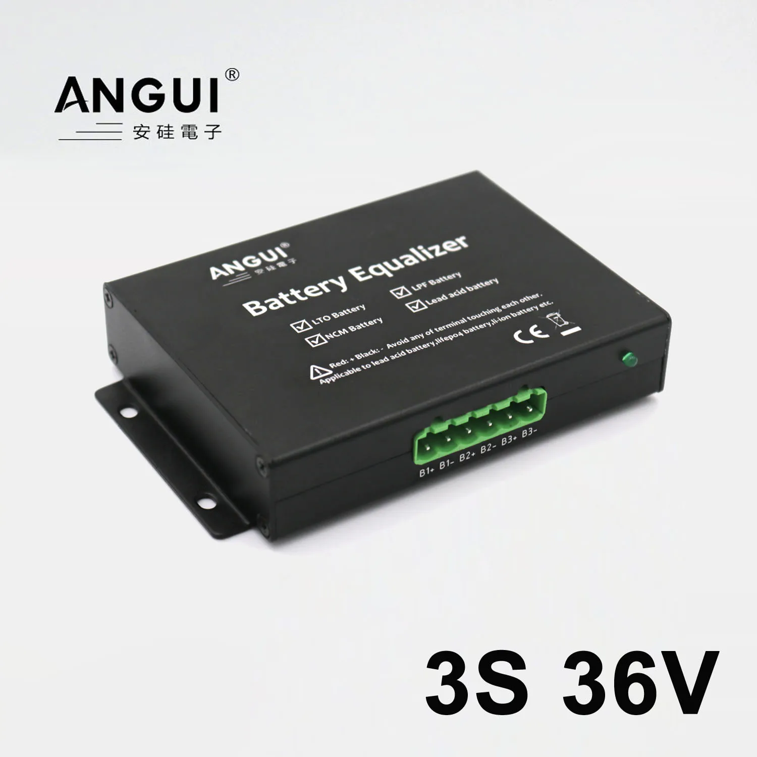 Алюминиевая фотовспышка для эквалайзера аккумулятора ANGUI Φ BM103S, огнестойкий контроллер напряжения 36 В, тестер заряда NCM LTO LFP свинцово-кислот...