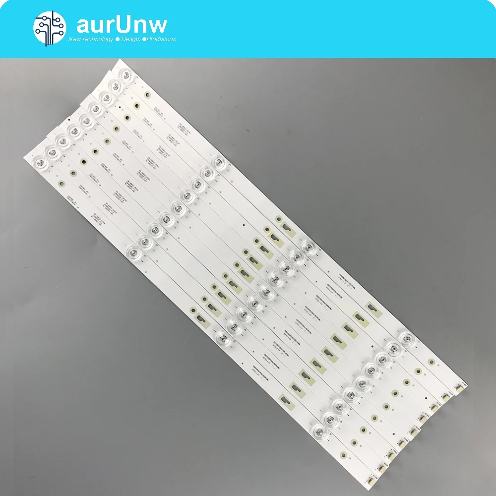 

1SET=9PCS LED backlight 4 lamps 4C-LB5504-HR17J 4C-LB5504-HR18J 55HR330M04B5 V4 for 55T1YP 55BC7600 55U6780C screen LVU550ND1L
