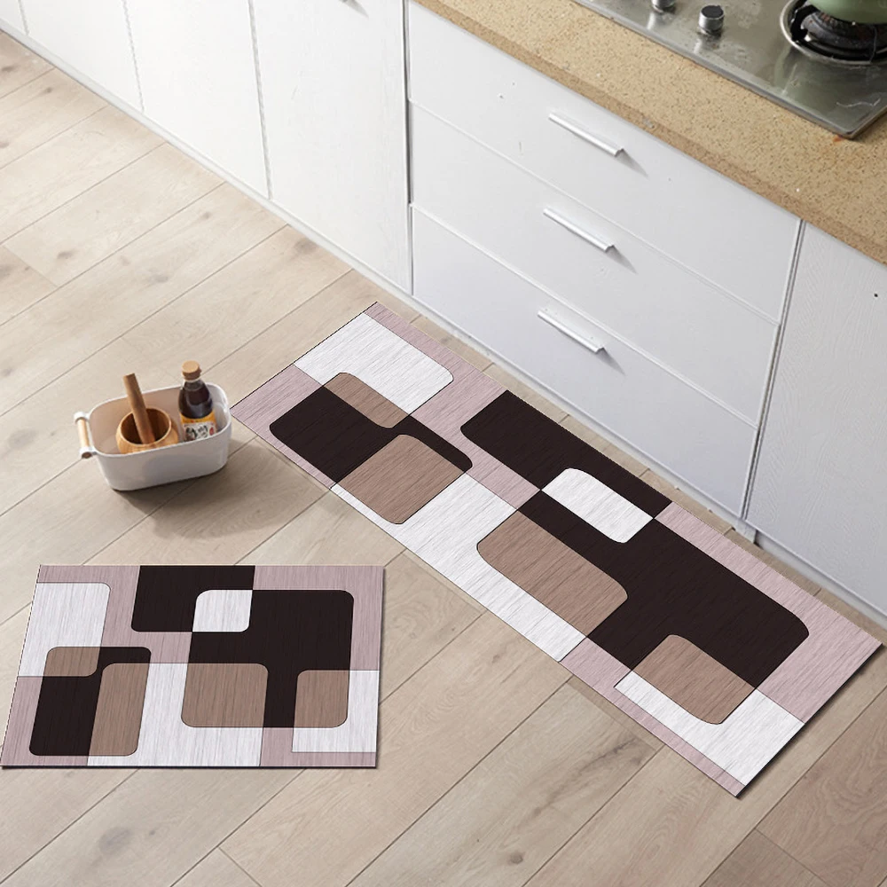 

Stylish simple kitchen mat house Hold carpet strip door mat non-slip waterproof oil-proof home decoration easy to clean bathroom