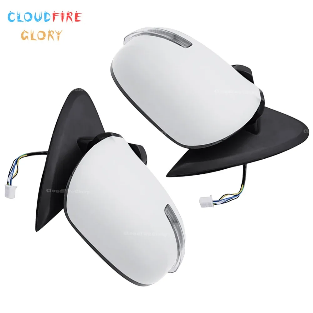 

Для Mitsubishi Outlander 2013-2020 9-Pin пара переднего левого правого бокового зеркала заднего вида в сборе Неокрашенный пластик 7632B587 7632B588