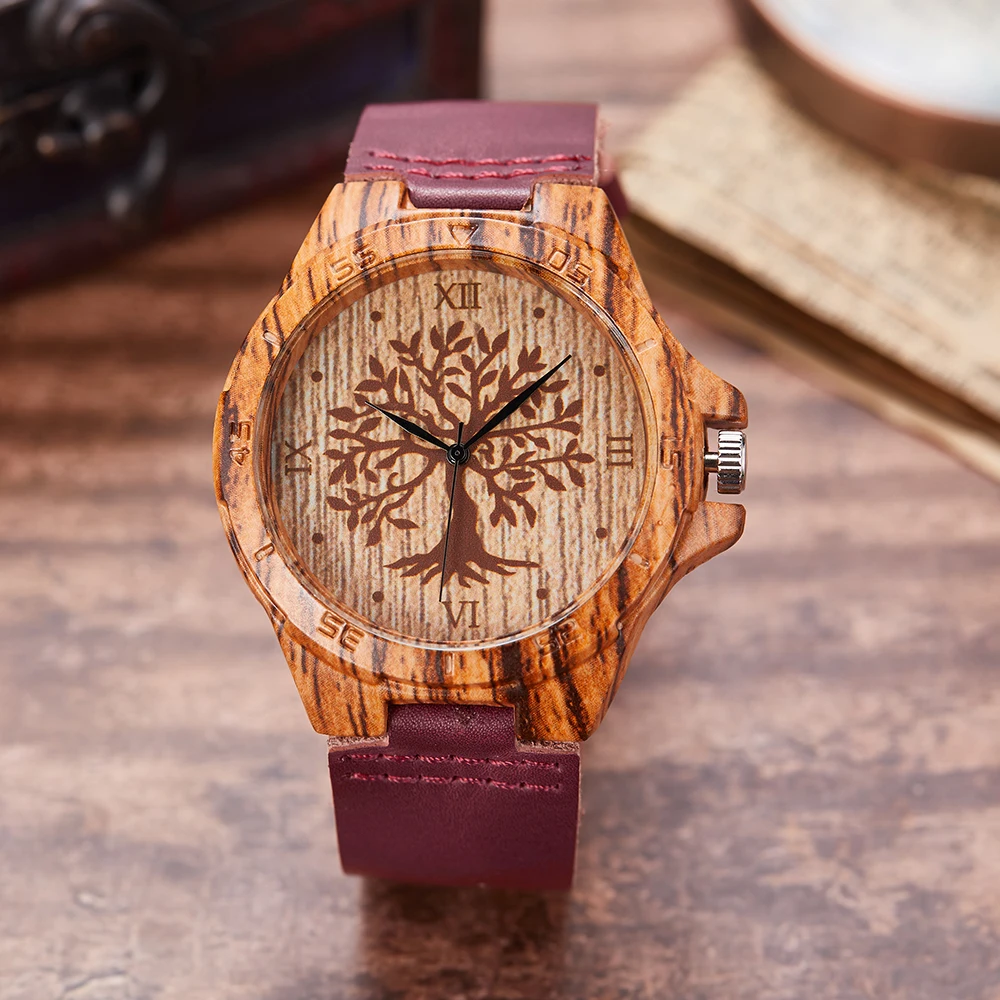 

Imitation Wood Watch MAN Women Quartz Imitate Wooden Watch Man Wristwatch Soft Leather Band Male Wrist Clock Ostrich Deer Reloj