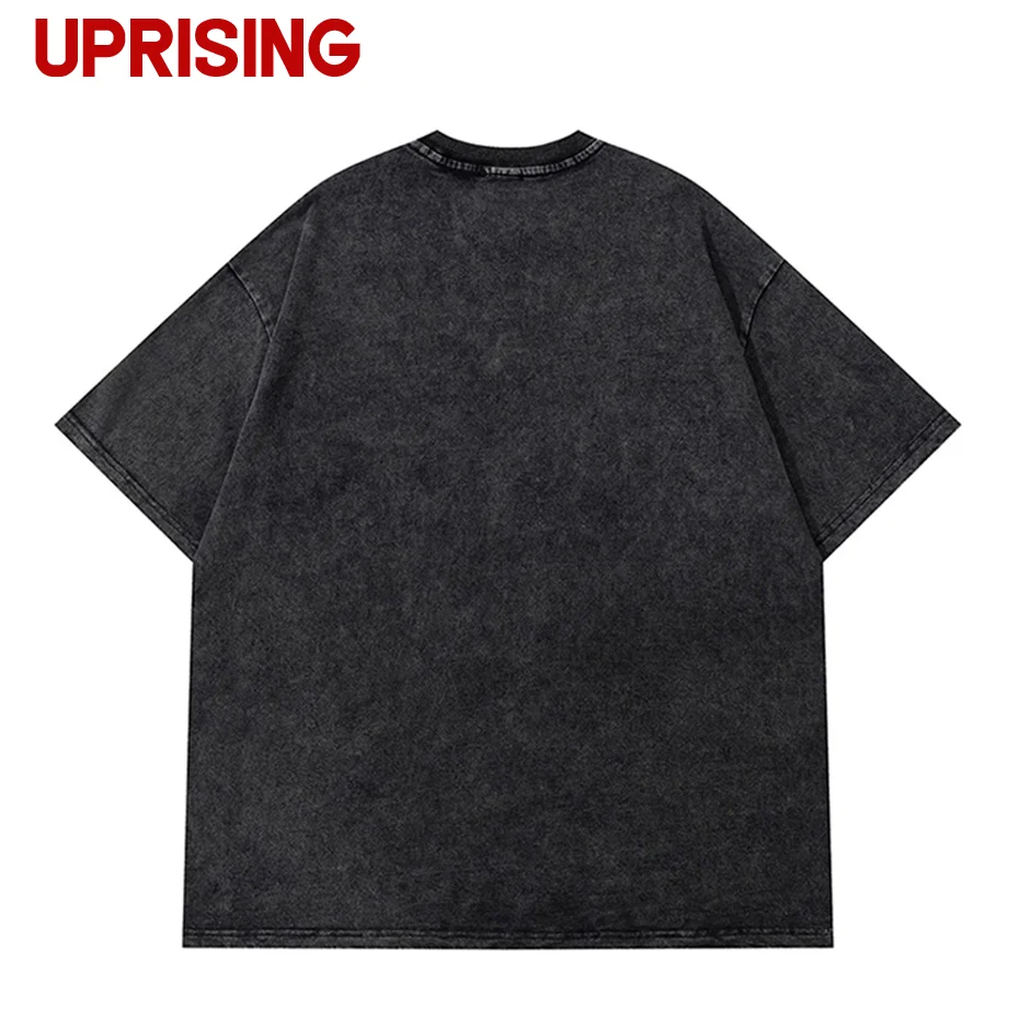 Винтажные потертые футболки футболка с аниме большого размера в стиле Харадзюку