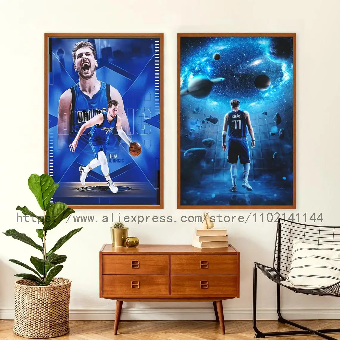 

Dallas Mavericks - Luka Doncic 19 Decoration Art Poster Wall Art Personalized Gift Modern Family bedroom Decor Canvas Posters