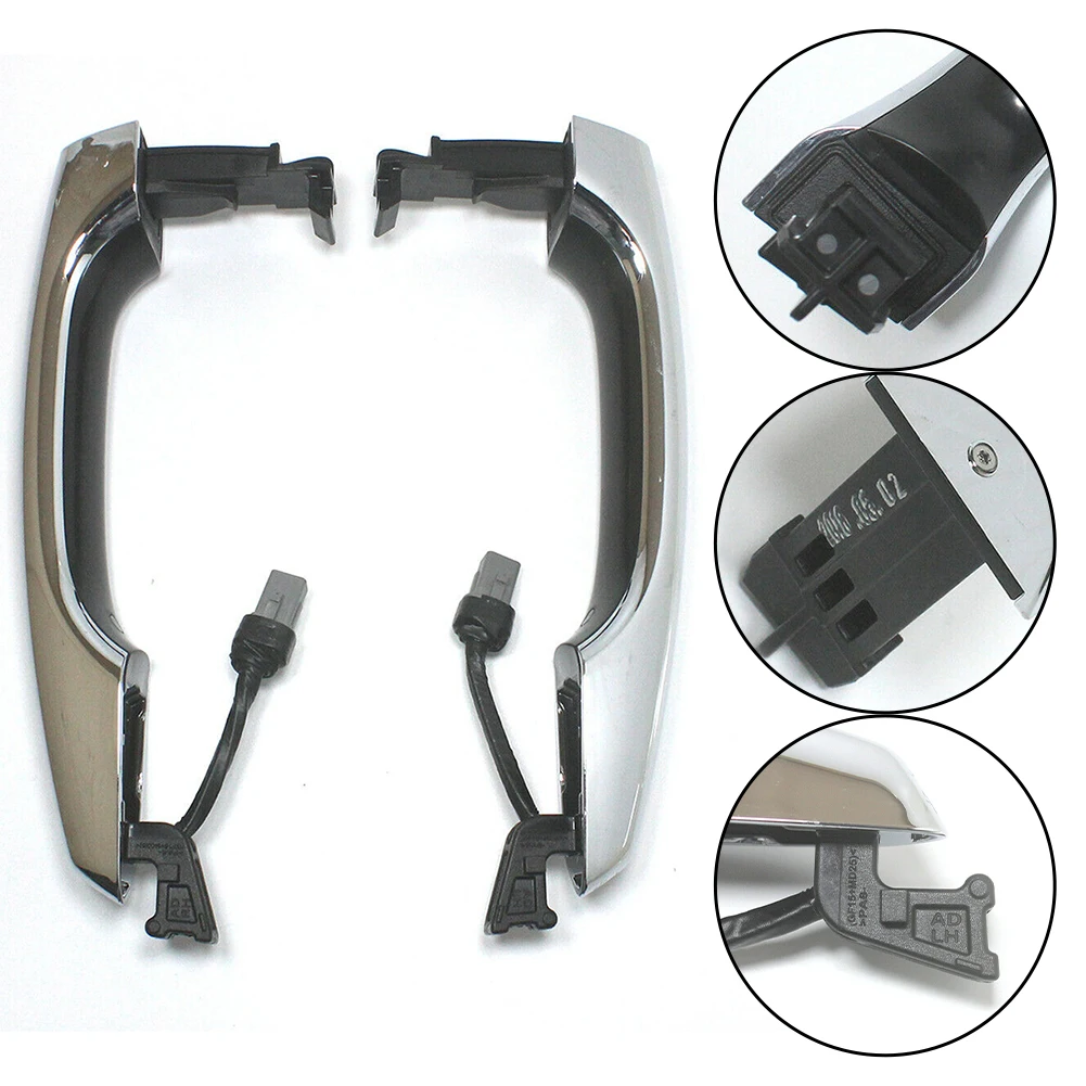 

Front Left &Right Chrome Door Handle With Smart Key For Hyundai Elantra 2016+ Perfect Match For The Original Car