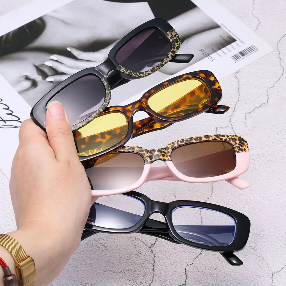 

Fashion UV 400 Protection Travel Small Rectangle Women Sunglasses Eyeglasses Eyewear Sun Glasses