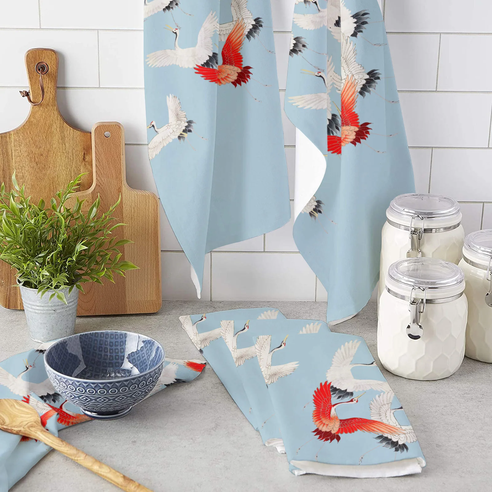 

Кухонное полотенце из микрофибры в японском стиле